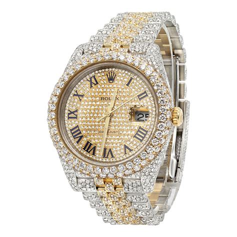 big fake diamond watches|real gold and diamond watches.